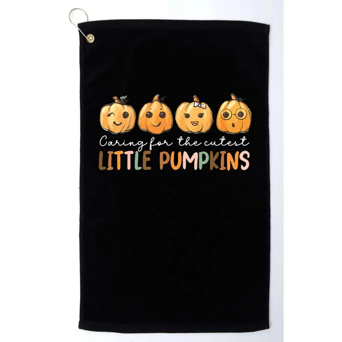 Nicu Nurse Halloween Cutest Pumpkins Mother Baby Nurse Fall Platinum Collection Golf Towel