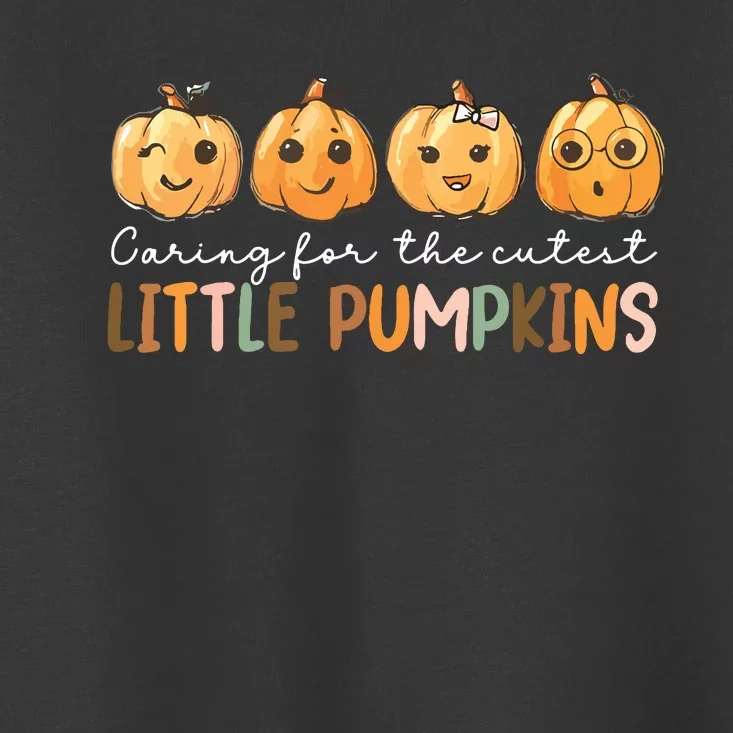 Nicu Nurse Halloween Cutest Pumpkins Mother Baby Nurse Fall Toddler T-Shirt