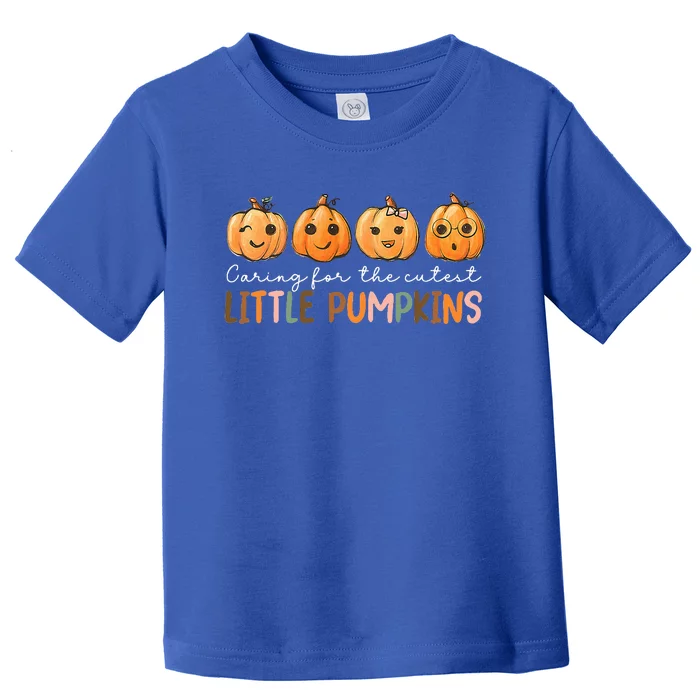 NICU Nurse Halloween Cutest Pumpkins Mother Baby Nurse Fall Toddler T-Shirt