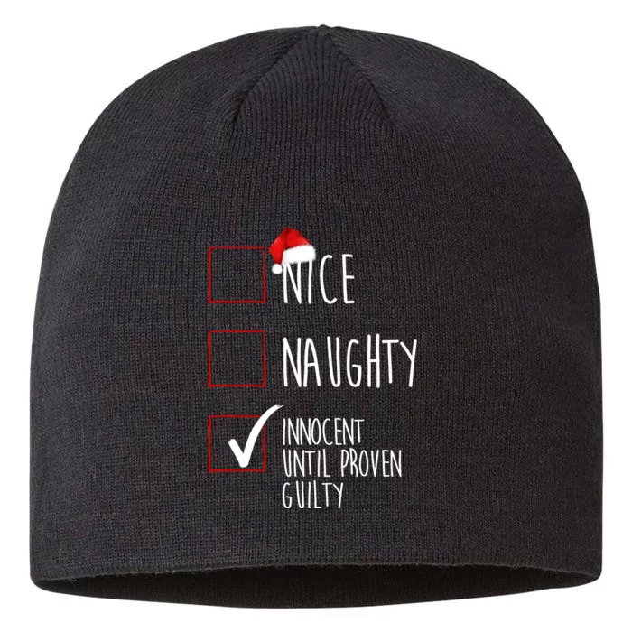 Nice Naughty Innocent Until Proven Guilty 8 1/2in Sustainable Knit Beanie