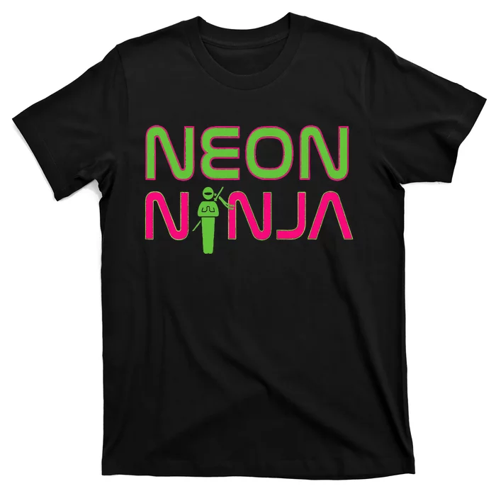 Neon Ninja I Electronic Raver Music Dj Festival Rave T-Shirt