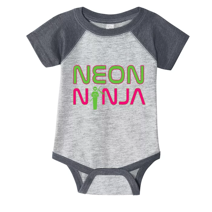 Neon Ninja I Electronic Raver Music Dj Festival Rave Infant Baby Jersey Bodysuit