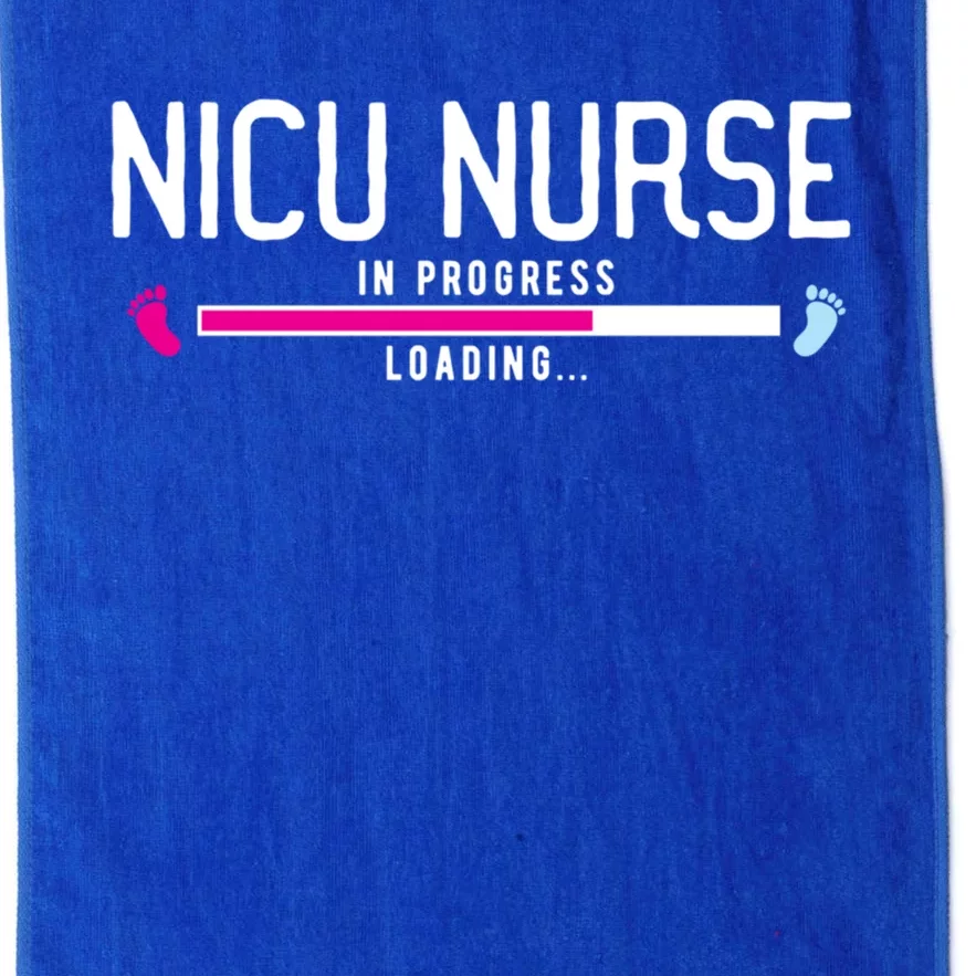 Nicu Nurse In Progress Icu Nurse School Nicu Nurse Cool Gift Platinum Collection Golf Towel