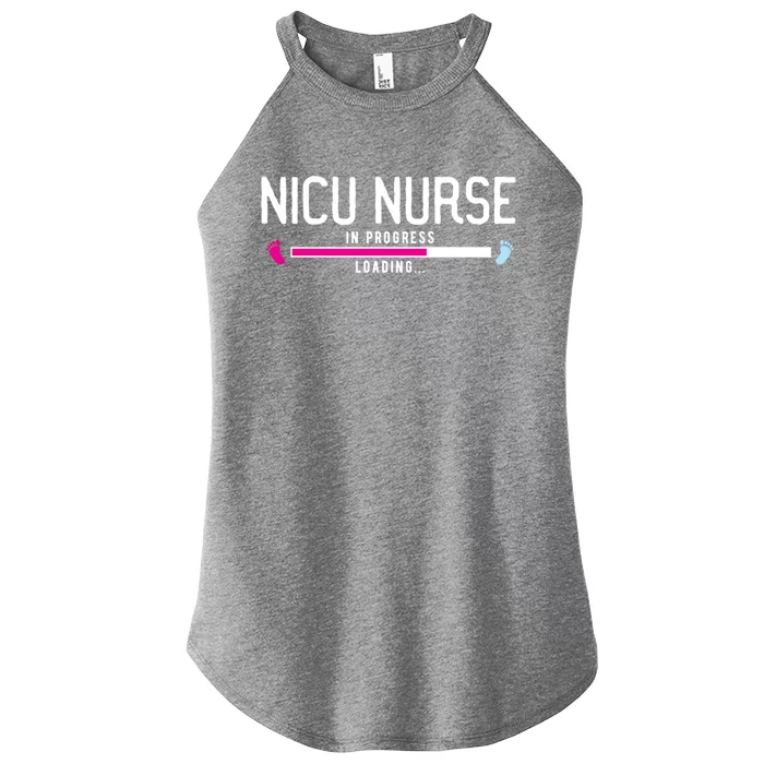 Nicu Nurse In Progress Icu Nurse School Nicu Nurse Cool Gift Women’s Perfect Tri Rocker Tank