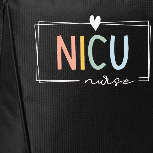 NICU Nurse ICU Neonatal Rainbow Team Tiny Humans City Backpack