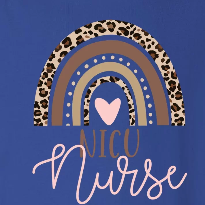 Nicu Nurse Icu Neonatal Leopard Rainbow Boho Tiny Hu Cool Gift Toddler Long Sleeve Shirt