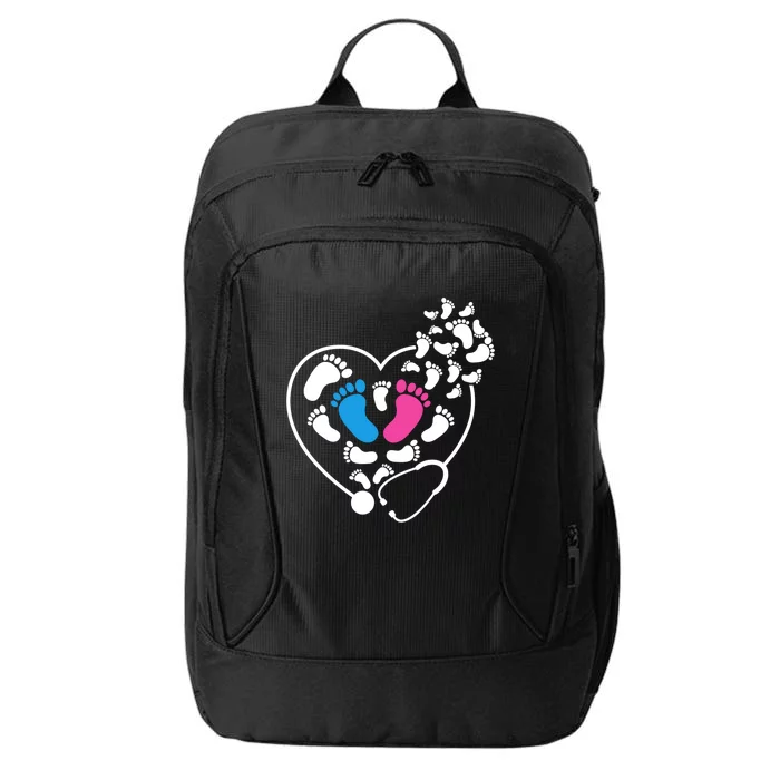 Nicu Nurse Icu Nurse Heart Cool Gift City Backpack