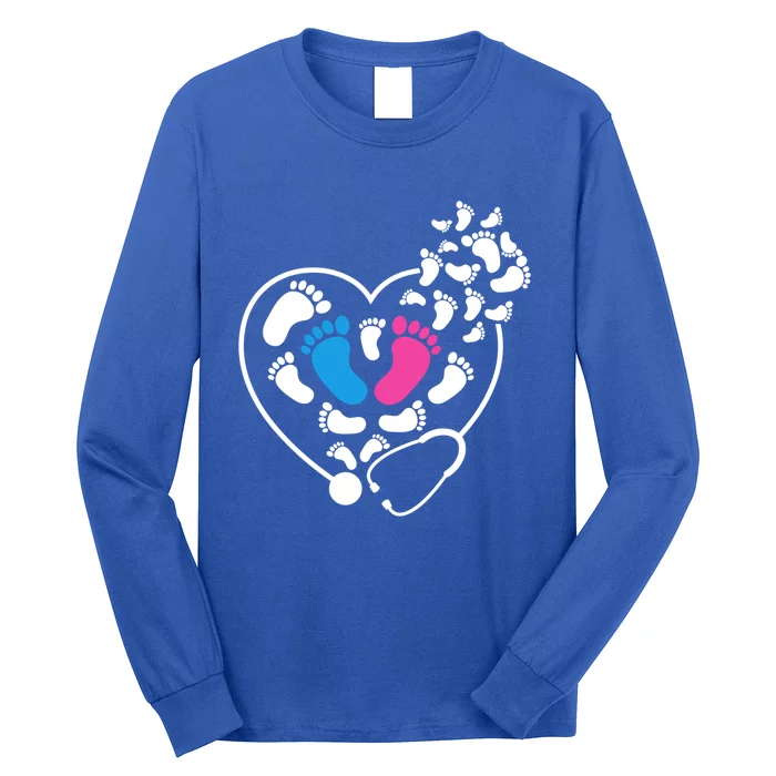 Nicu Nurse Icu Nurse Heart Cool Gift Long Sleeve Shirt