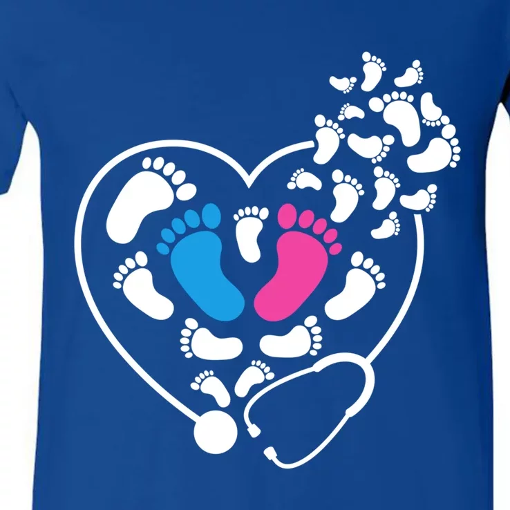 Nicu Nurse Icu Nurse Heart Cool Gift V-Neck T-Shirt