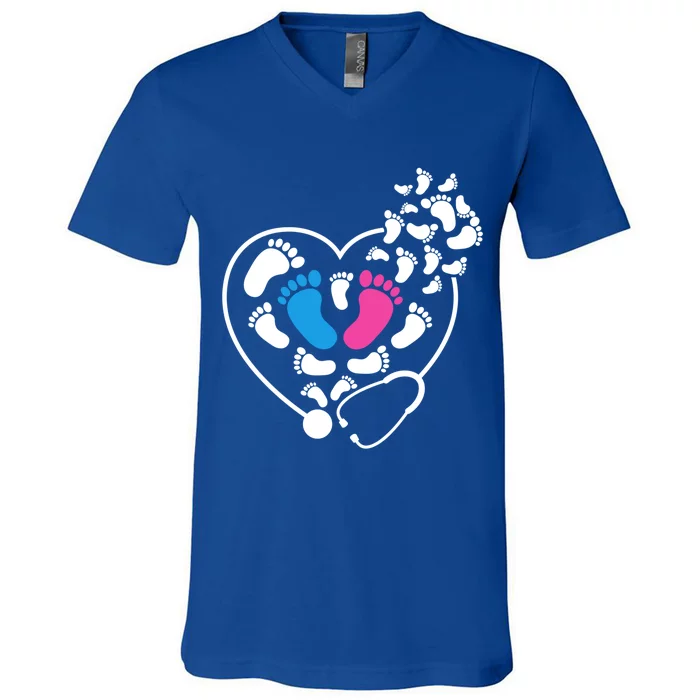 Nicu Nurse Icu Nurse Heart Cool Gift V-Neck T-Shirt