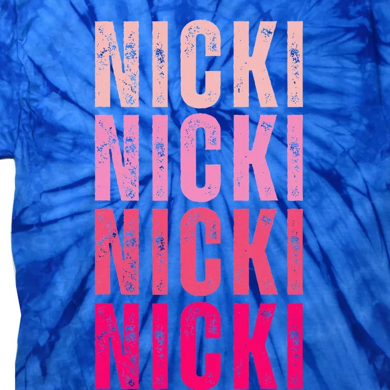 Name Nicki I Love Nicki Tie-Dye T-Shirt