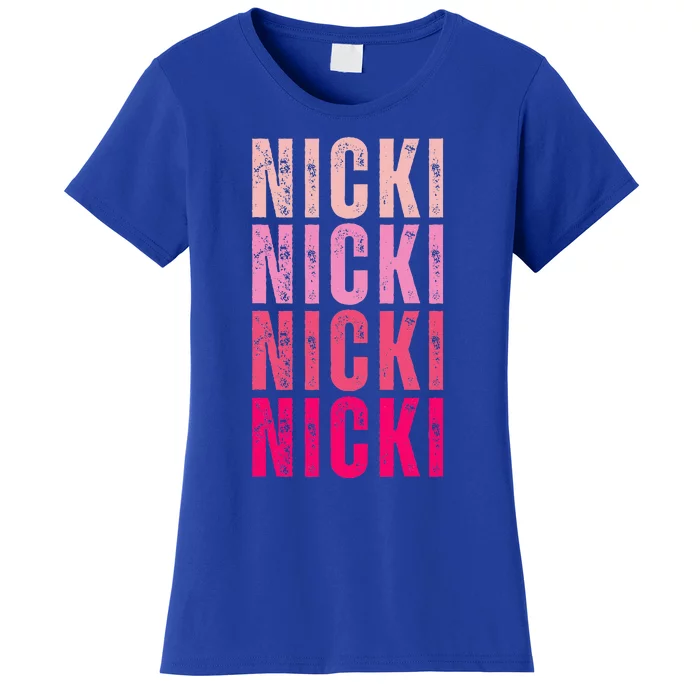 Name Nicki I Love Nicki Women's T-Shirt