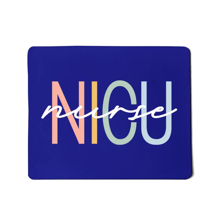 Nicu Nurse Icu Neonatal Boho Rainbow Team Tiny Hu Retro Cute Gift Mousepad