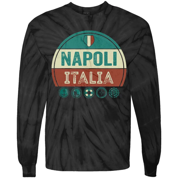 Napoli Naples Italy Holiday Souvenir Tie-Dye Long Sleeve Shirt