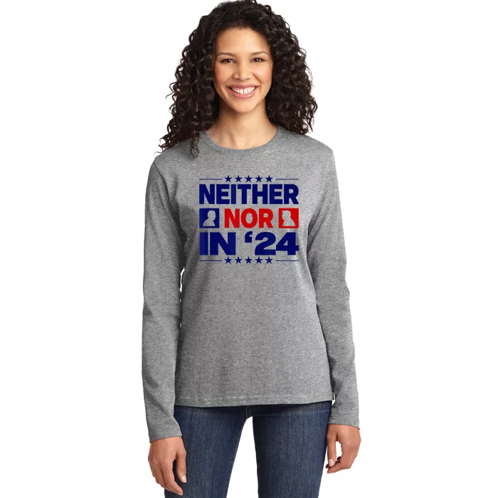 Neither Nor In 24 Ladies Long Sleeve Shirt