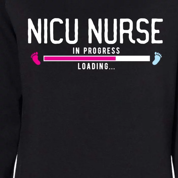 Nicu Nurse In Progress Icu Nurse School Nicu Nurse Meaningful Gift Womens California Wash Sweatshirt