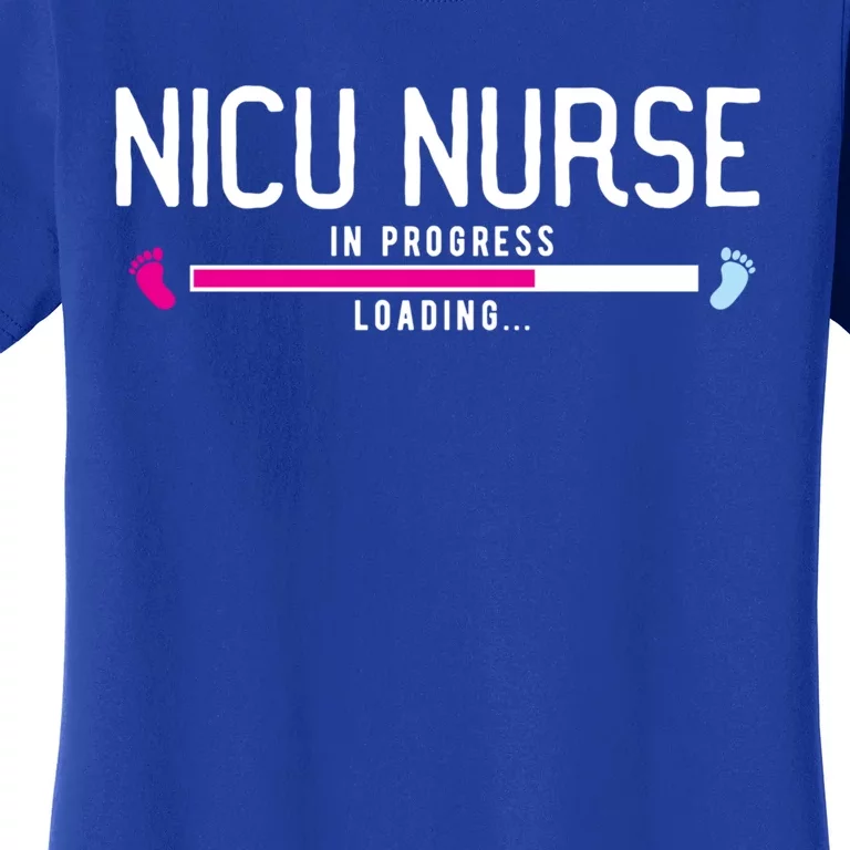 Nicu Nurse In Progress Icu Nurse School Nicu Nurse Meaningful Gift Women's T-Shirt