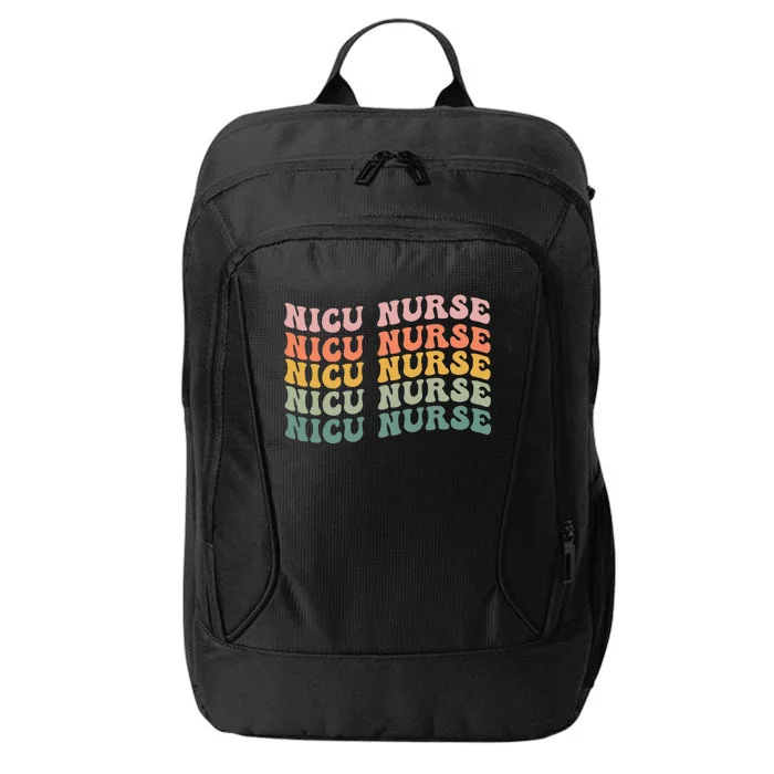 NICU Nurse ICU Neonatal Retro Nursing Team Tiny Humans City Backpack