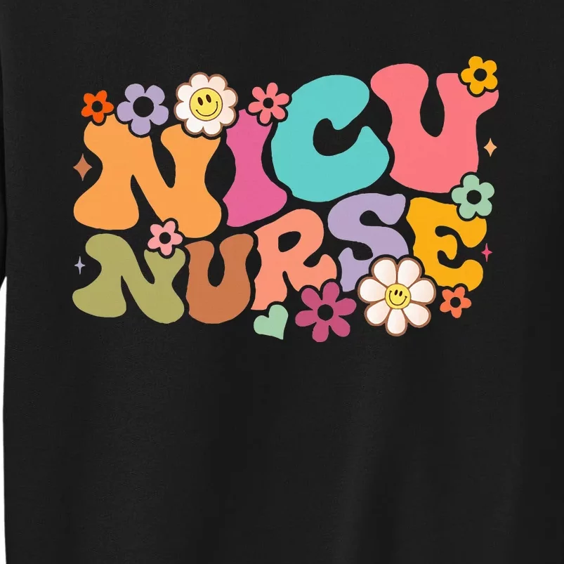 Nicu Nurse Icu Groovy Nursing Neonatal Intensive Care Unit Sweatshirt