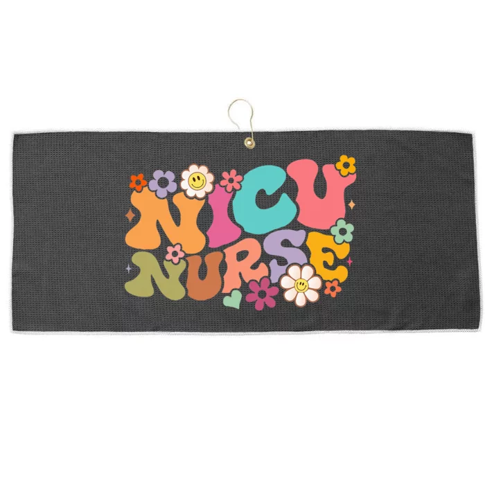 Nicu Nurse Icu Groovy Nursing Neonatal Intensive Care Unit Large Microfiber Waffle Golf Towel