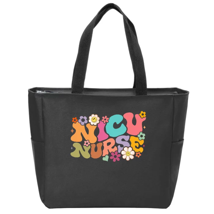 Nicu Nurse Icu Groovy Nursing Neonatal Intensive Care Unit Zip Tote Bag