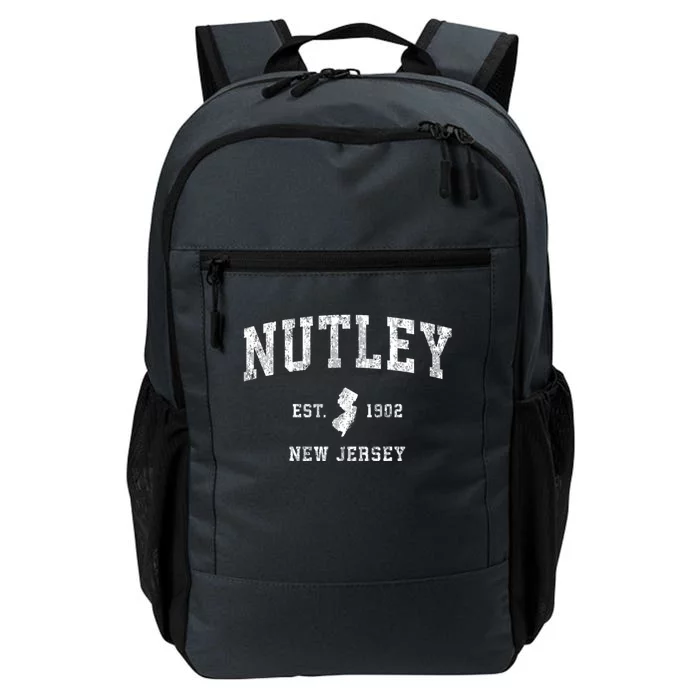 Nutley New Jersey Nj Vintage Athletic Sports Daily Commute Backpack