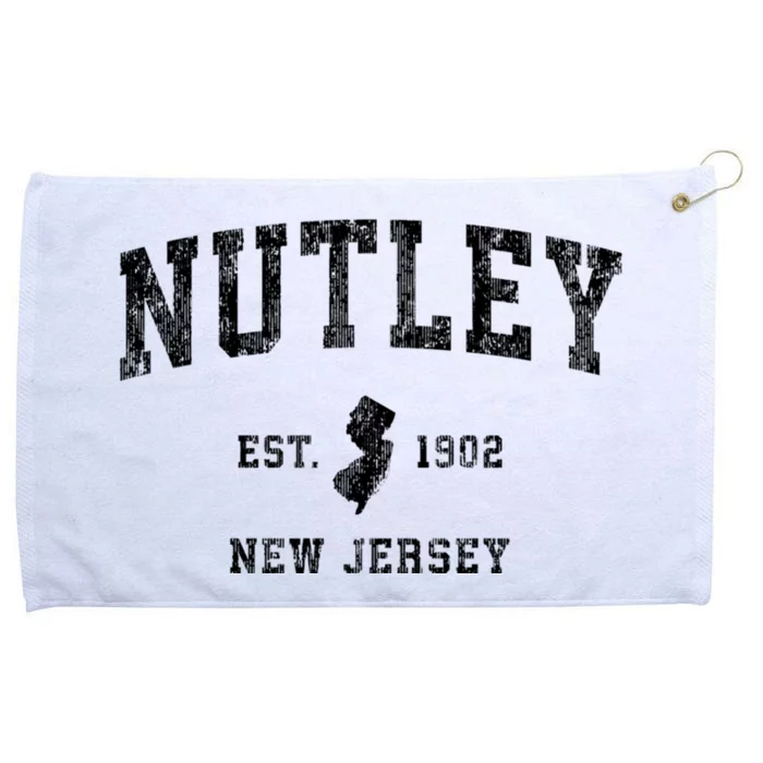 Nutley New Jersey Nj Vintage Athletic Sports Grommeted Golf Towel