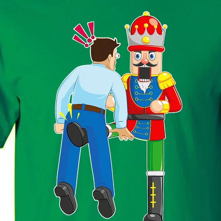 Naughty Nutcracker Kicks & Cracks ManS Nuts Tall T-Shirt