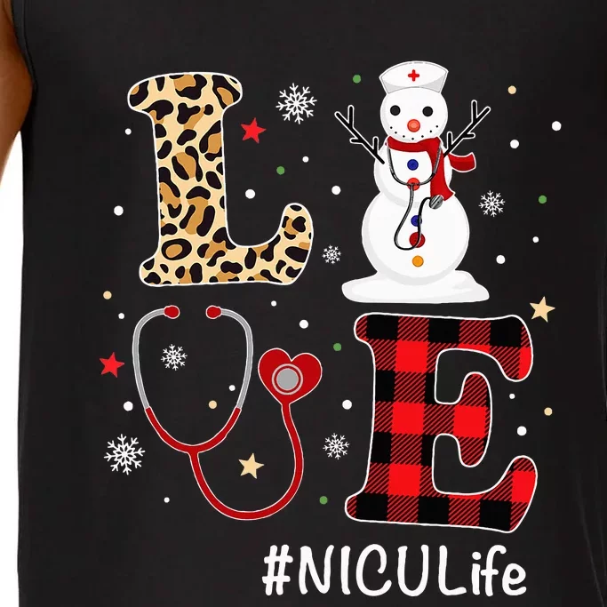 NICU Nurse Life Christmas Pajamas Comfort Colors® Tank Top