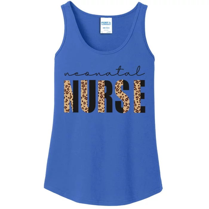 Neonatal Nurse Leopard Print Nicu Rn Hospital Nurse Squad Gift Ladies Essential Tank