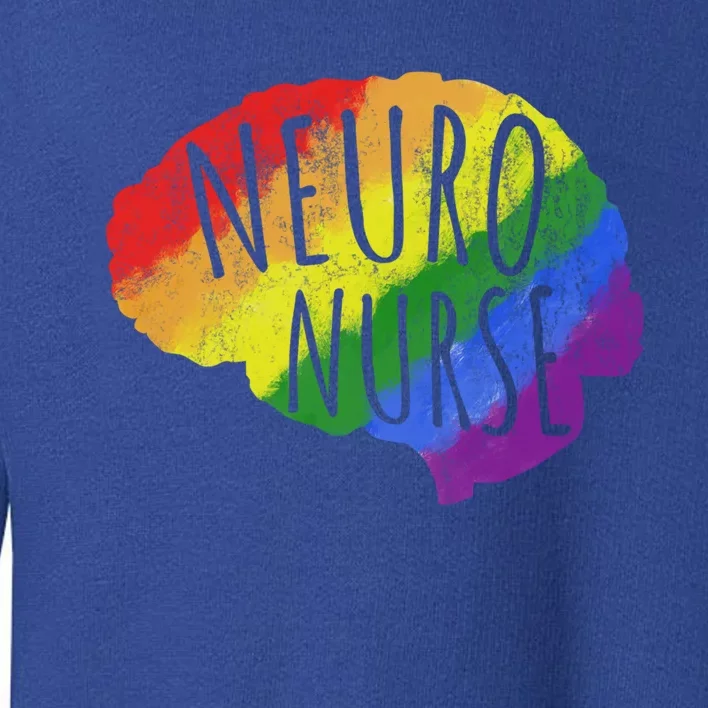 Neuro Nurse Lgbt Brain Cute Gift Toddler Sweatshirt