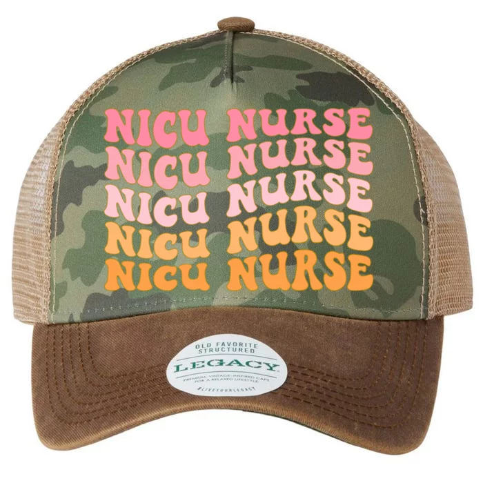 Nicu Nurse Labor And Delivery Nurse Nurse Appreciation Cool Gift Legacy Tie Dye Trucker Hat