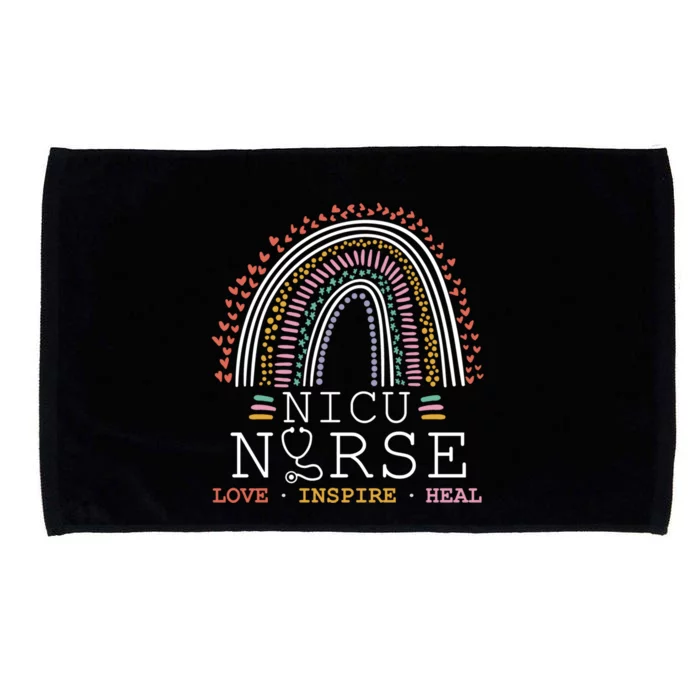 Nicu Nurse Love Inspire Heal Medicine Healthcare Gift Microfiber Hand Towel