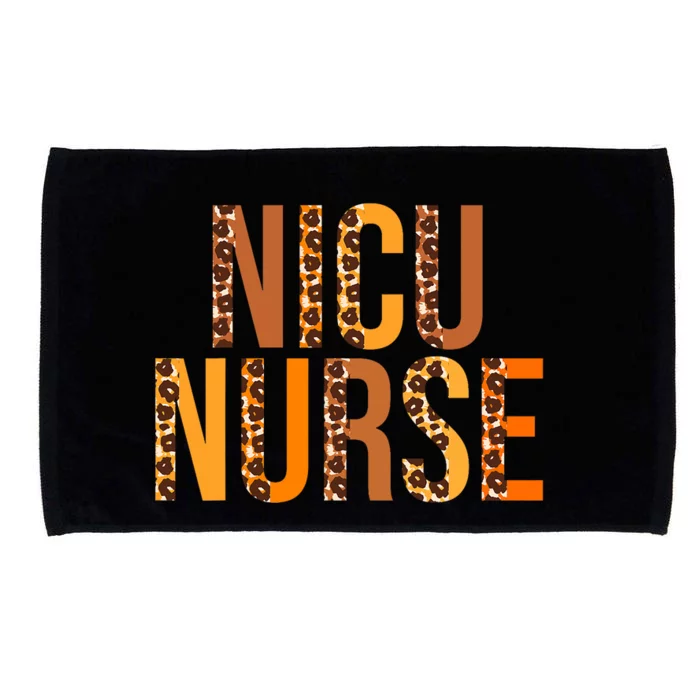 Nicu Nurse Leopard Cute Fall Autumn Lovers Thanksgiving Microfiber Hand Towel