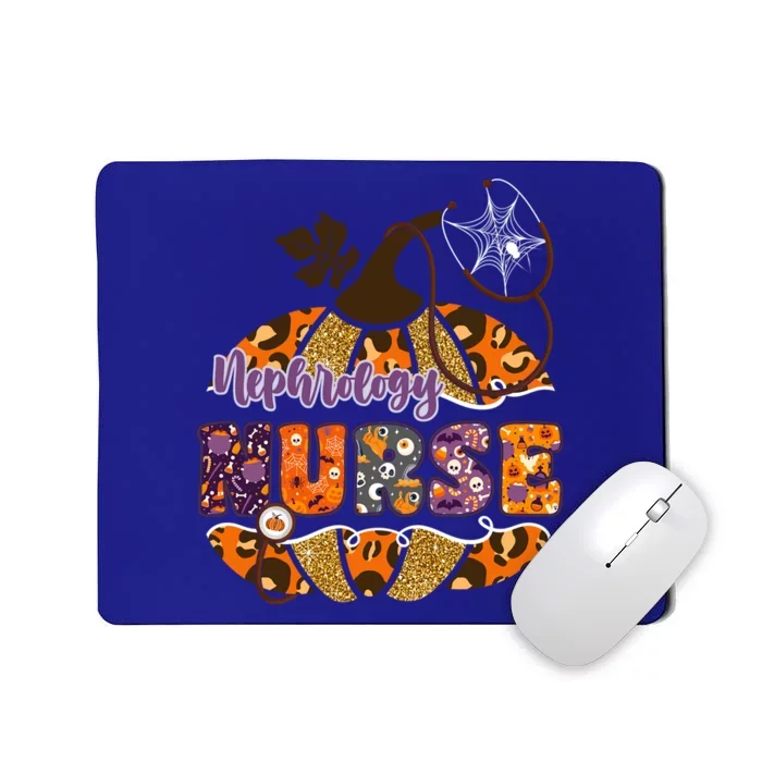 Nephrology Nurse Leopard Halloween Pumpkin Great Gift Mousepad