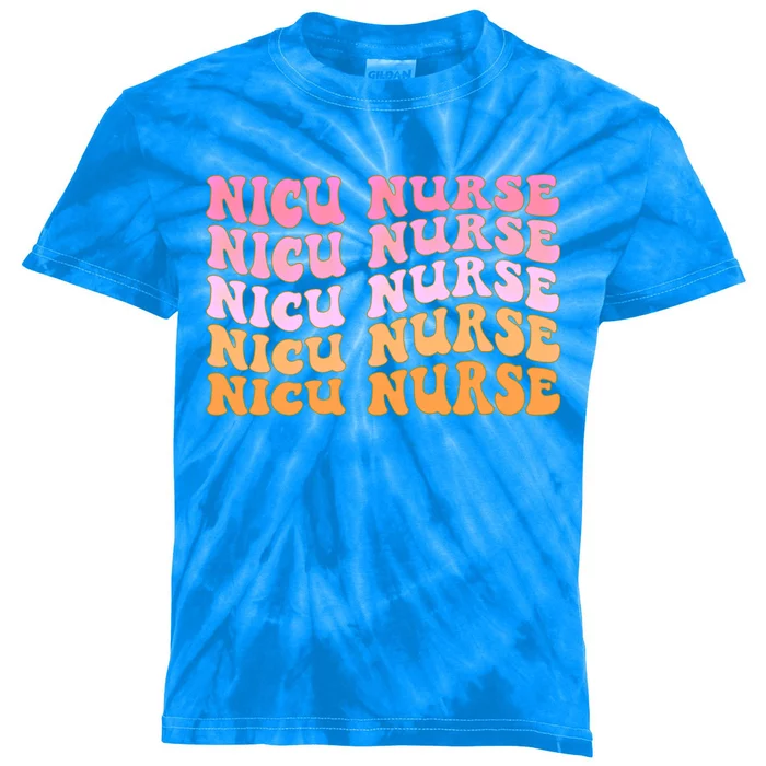 Nicu Nurse Labor And Delivery Nurse Nurse Appreciation Cute Gift Kids Tie-Dye T-Shirt