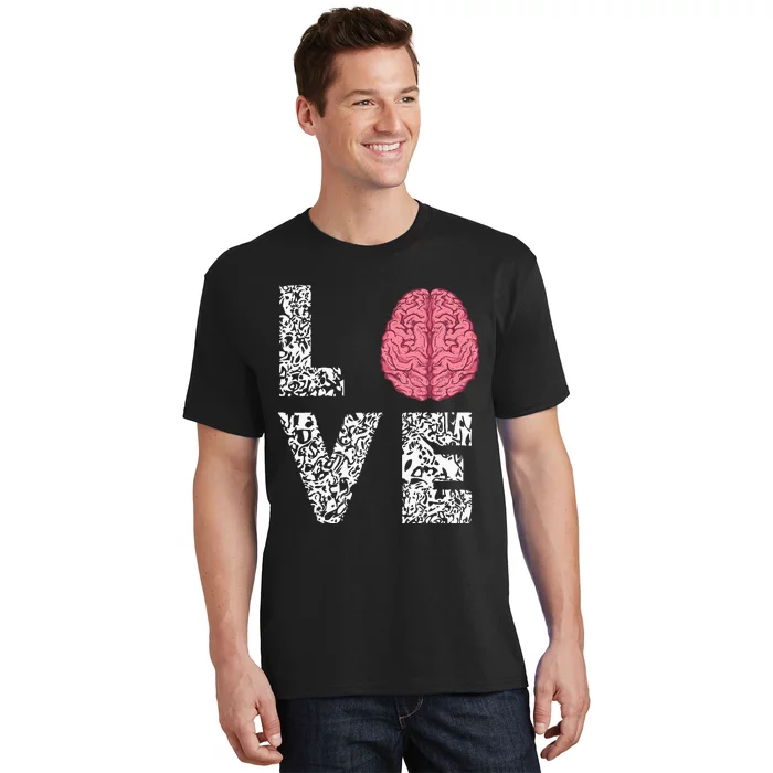 Neuro Nurse Love Brain Nurselife Neuroscience Nursing T-Shirt