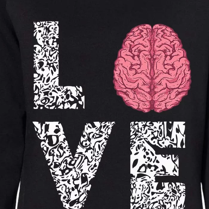 Neuro Nurse Love Brain Nurselife Neuroscience Nursing Womens California Wash Sweatshirt