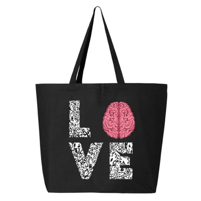 Neuro Nurse Love Brain Nurselife Neuroscience Nursing 25L Jumbo Tote