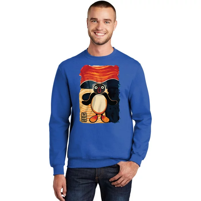 Noot Noot Madafakas Pingu Penguin Scream Anime Manga Tall Sweatshirt