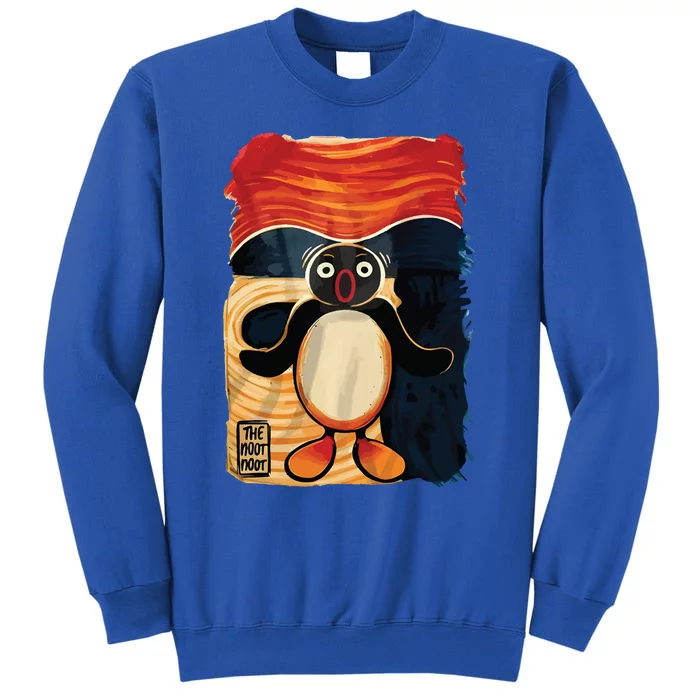 Noot Noot Madafakas Pingu Penguin Scream Anime Manga Tall Sweatshirt