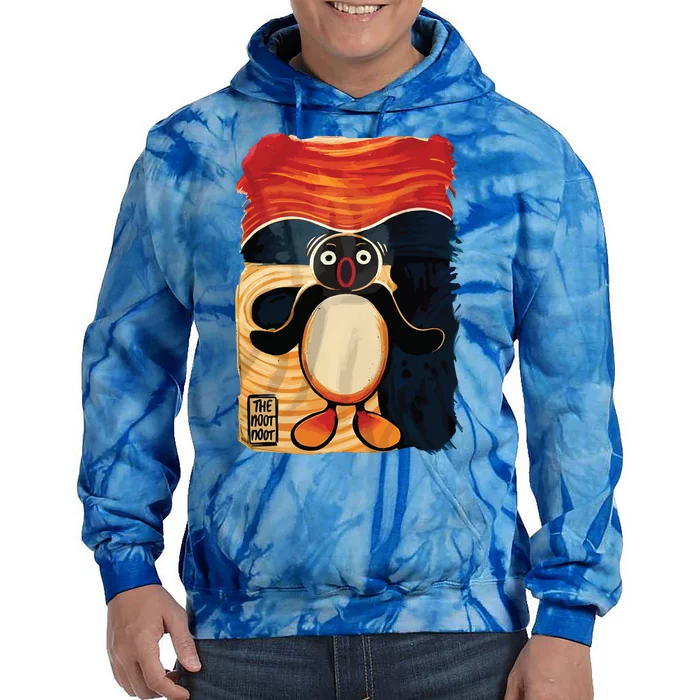 Noot Noot Madafakas Pingu Penguin Scream Anime Manga Tie Dye Hoodie