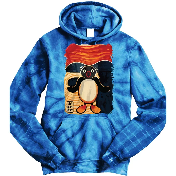 Noot Noot Madafakas Pingu Penguin Scream Anime Manga Tie Dye Hoodie