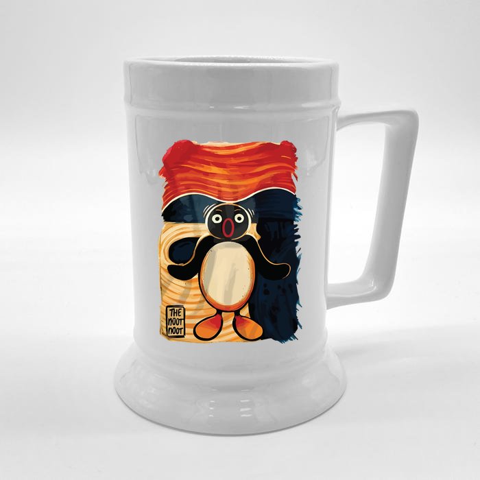 Noot Noot Madafakas Pingu Penguin Scream Anime Manga Front & Back Beer Stein