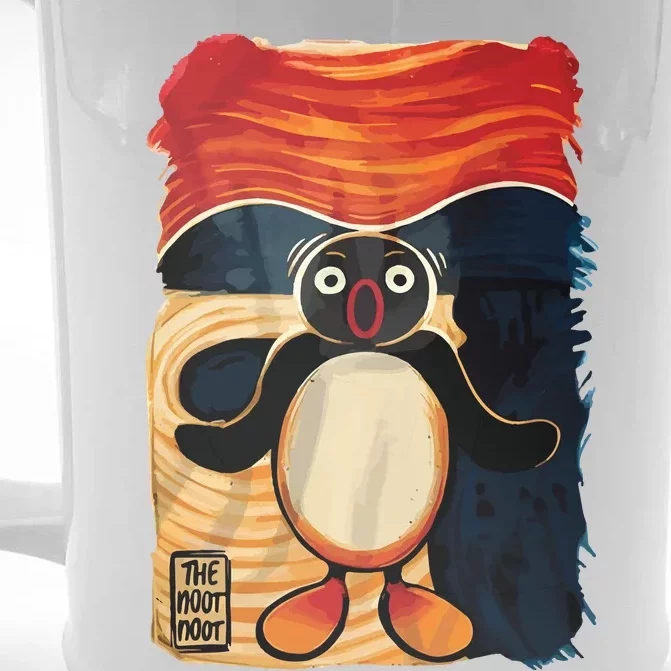 Noot Noot Madafakas Pingu Penguin Scream Anime Manga Front & Back Beer Stein