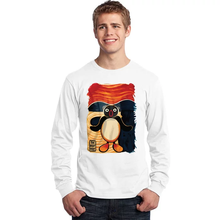 Noot Noot Madafakas Pingu Penguin Scream Anime Manga Tall Long Sleeve T-Shirt