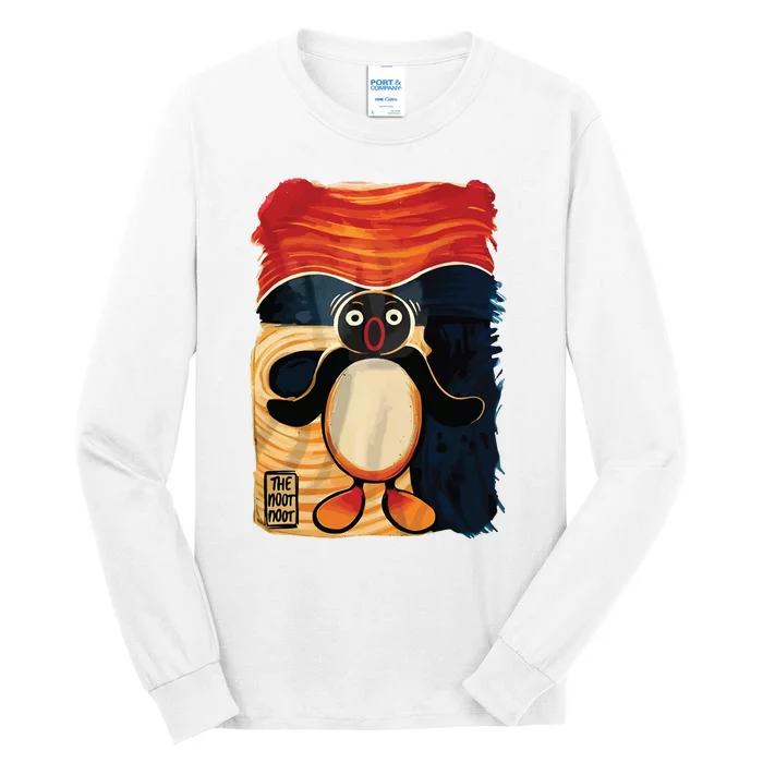 Noot Noot Madafakas Pingu Penguin Scream Anime Manga Tall Long Sleeve T-Shirt