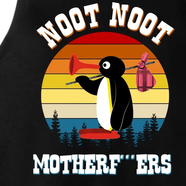 Noot Noot Motherf***ers Penguin Ladies Tri-Blend Wicking Tank