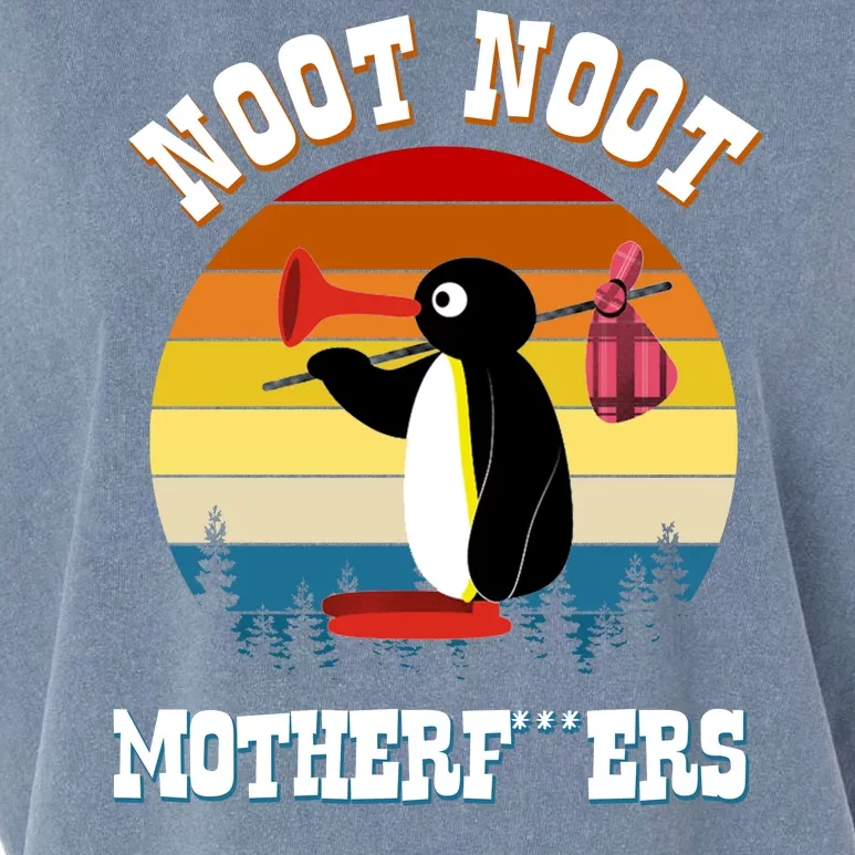 Noot Noot Motherf***ers Penguin Garment-Dyed Women's Muscle Tee