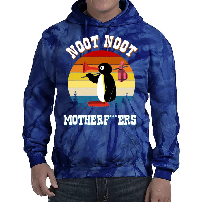 Noot Noot Motherf***ers Penguin Tie Dye Hoodie